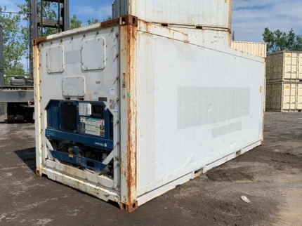 Contentor marítimo refrigerado usado de 20 pés